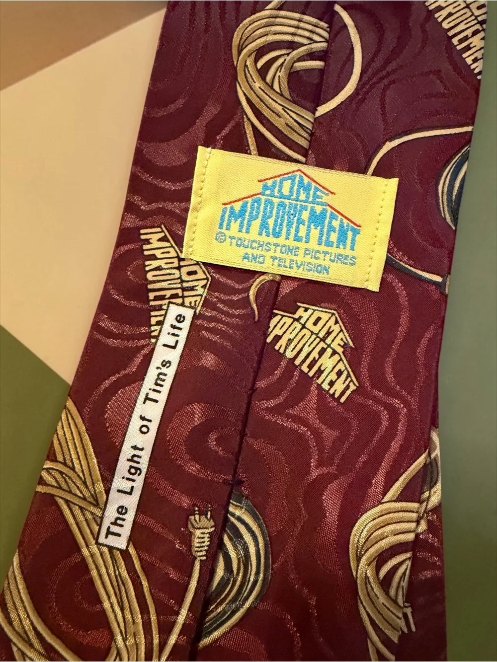 Vintage Home Improvement Tie Tim Allen Touchstone Pictures TV Show Tool Time